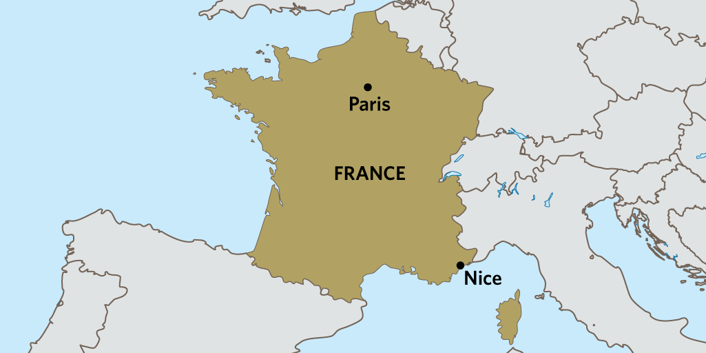 Map Of Nice France Delta Offers Customers Travel Waiver To And From Nice | Delta News Hub