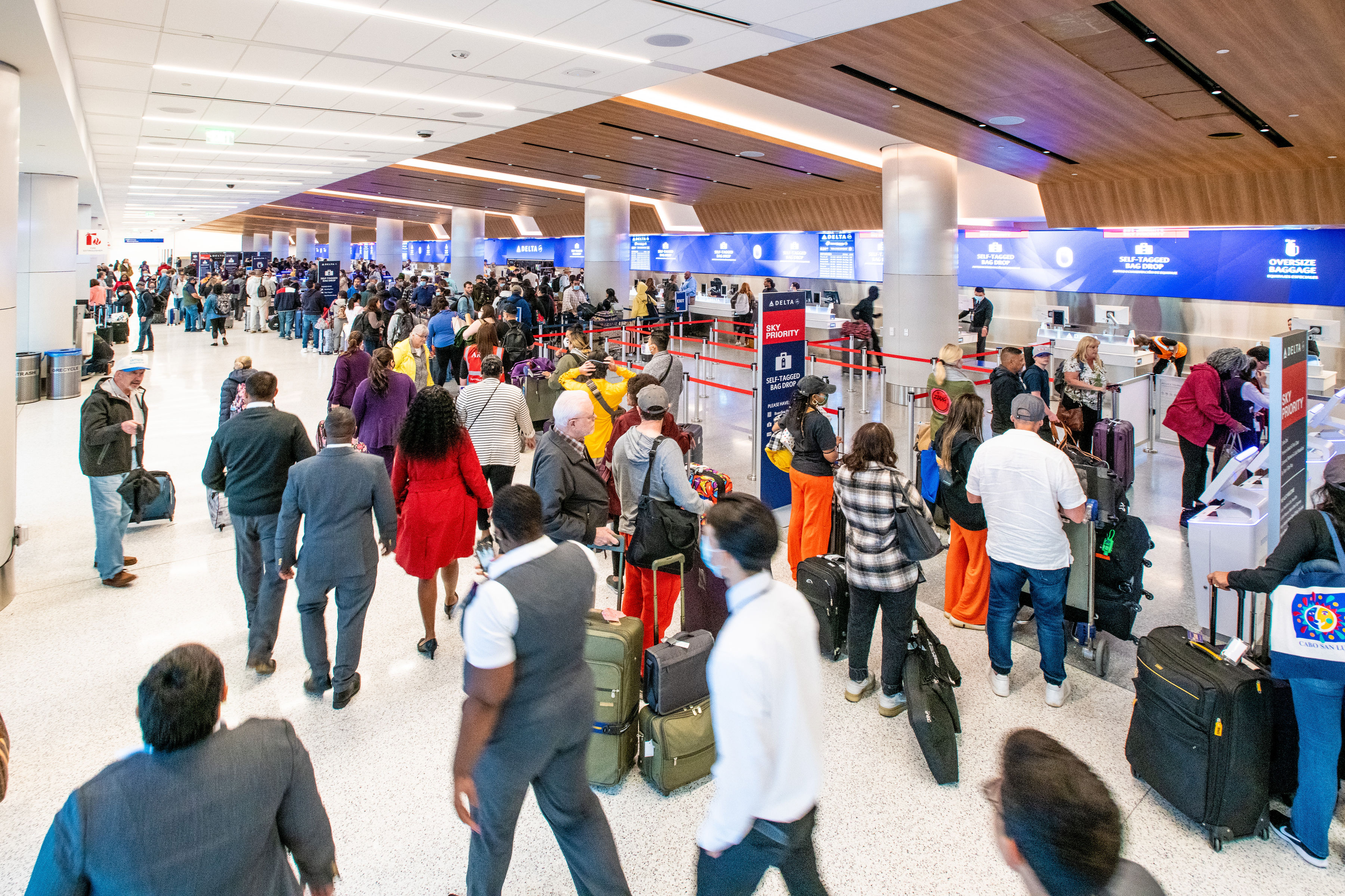 Delta Sky Way at LAX transformation complete 18 months ahead of