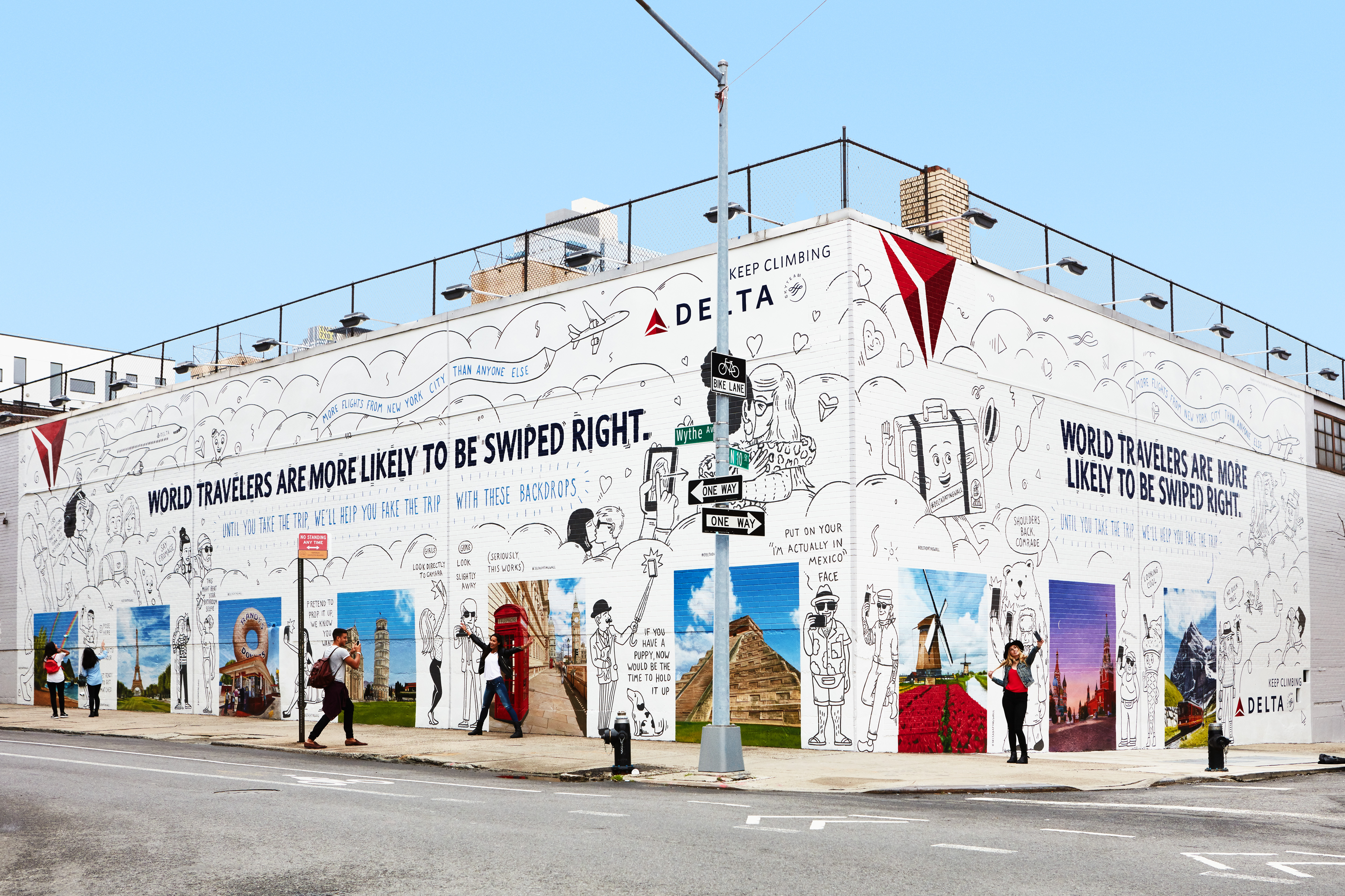 Delta mural in Brooklyn