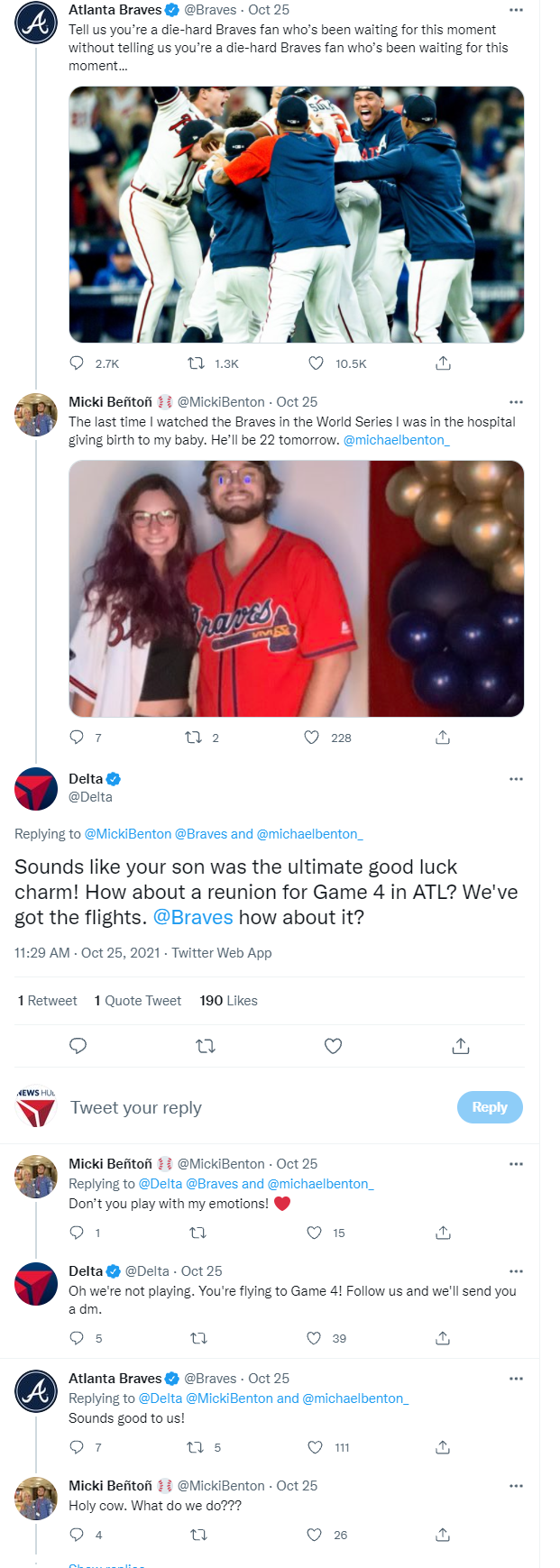 Atlanta Braves World Series Surprise and Delight