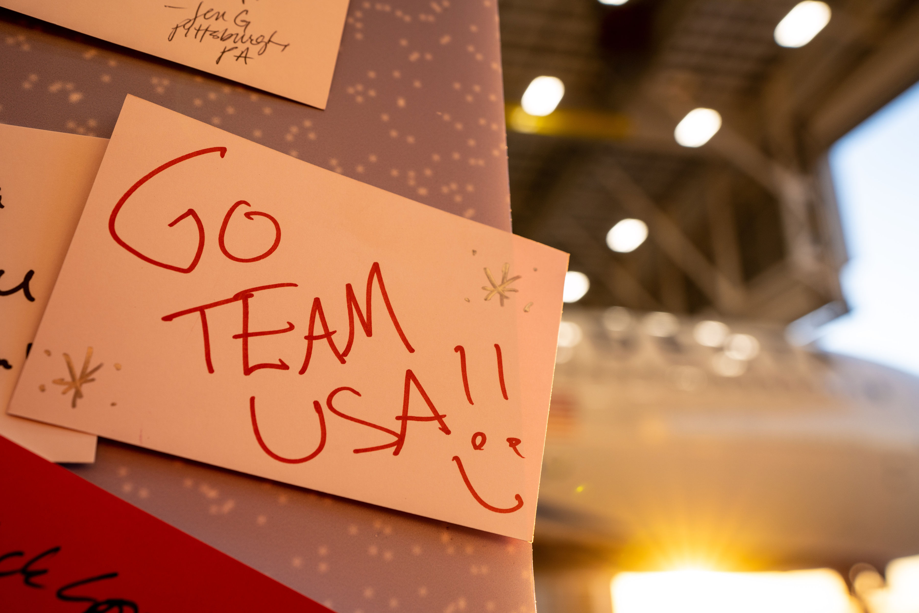 Team USA Sendoff LAX Hangar