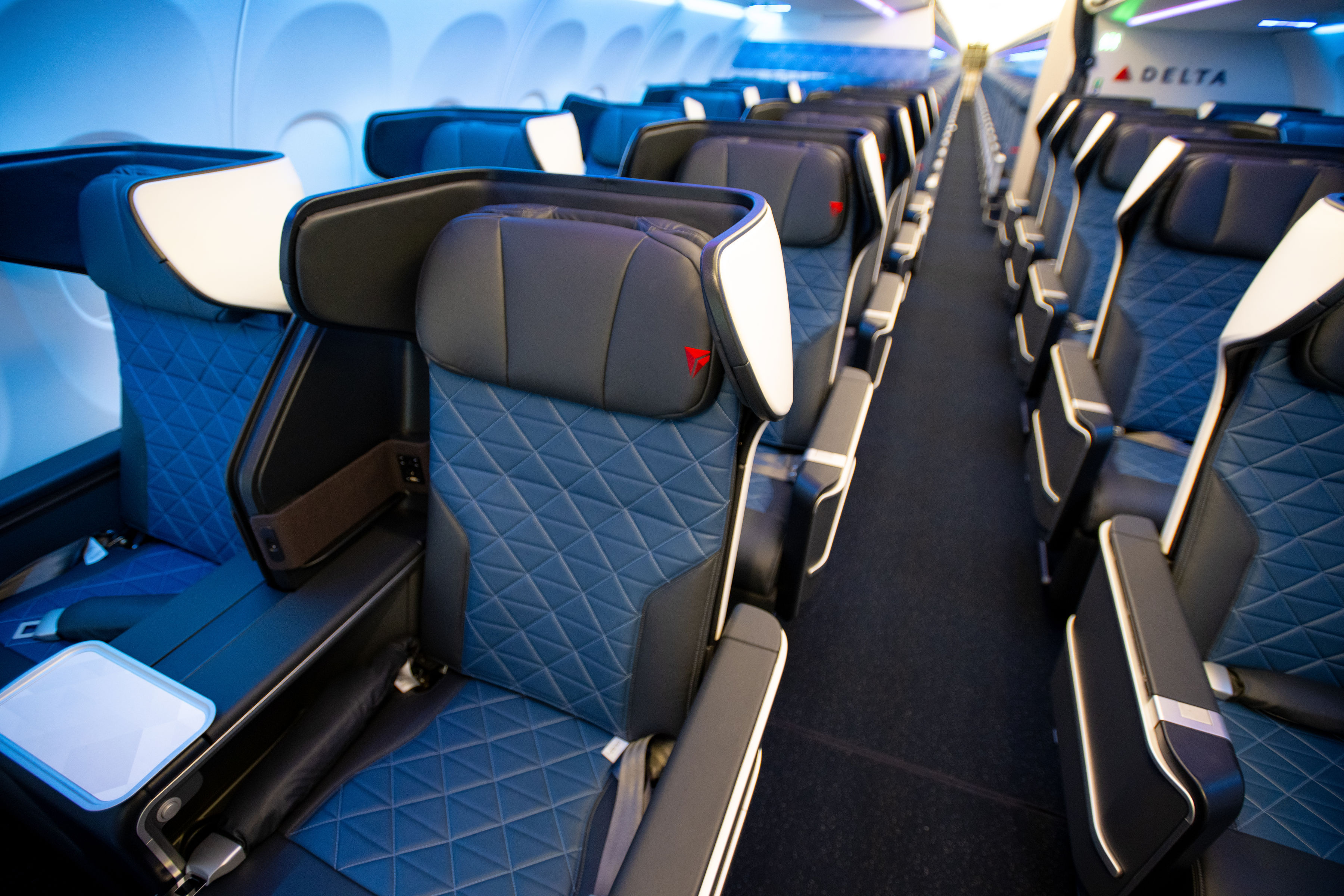Delta A321neo Domestic First Class cabin