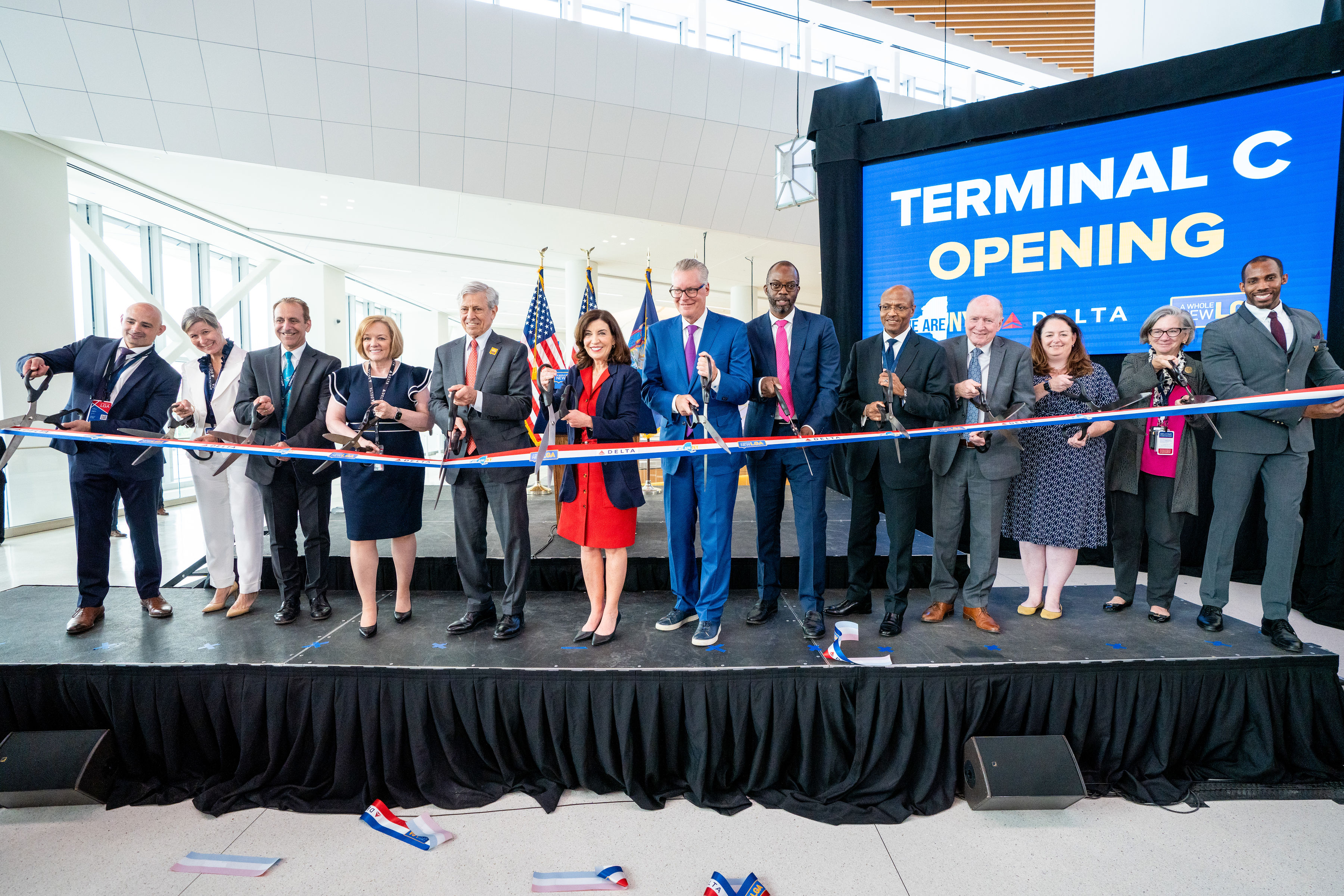 LaGuardia Airport (LGA) Opening and Ribbon Cutting