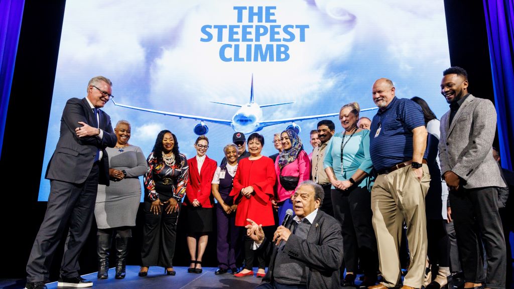 Delta's documentary "The Steepest Climb" debuted on Feb. 14 to Delta employees and is coming to Delta Studios this June.