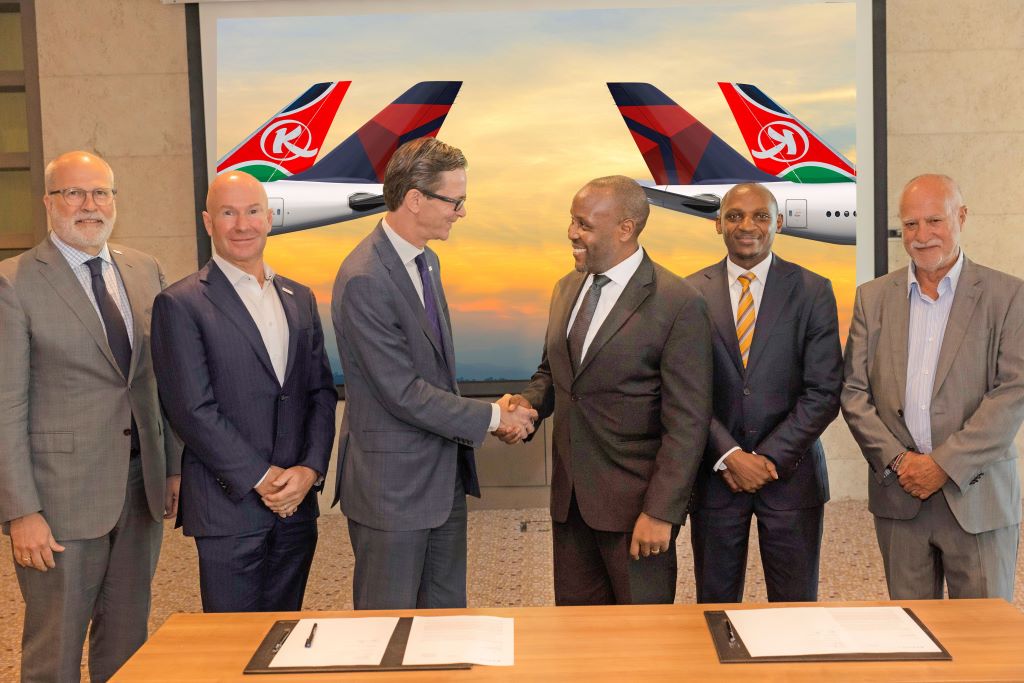 Delta Air Lines Kenya Airways signing ceremony