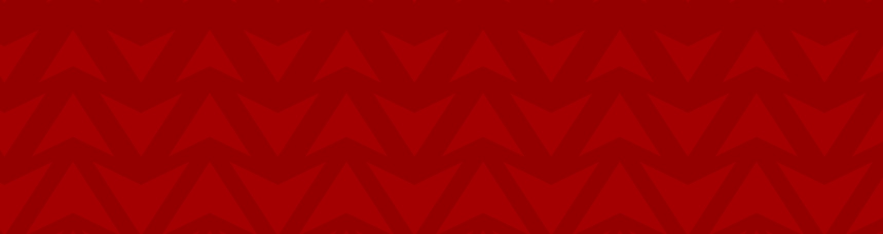 Red background with a repeating pattern of downward-pointing chevrons in a darker shade of red
