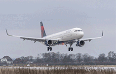 Delta's first Airbus A321 takes to sky, March delivery ...