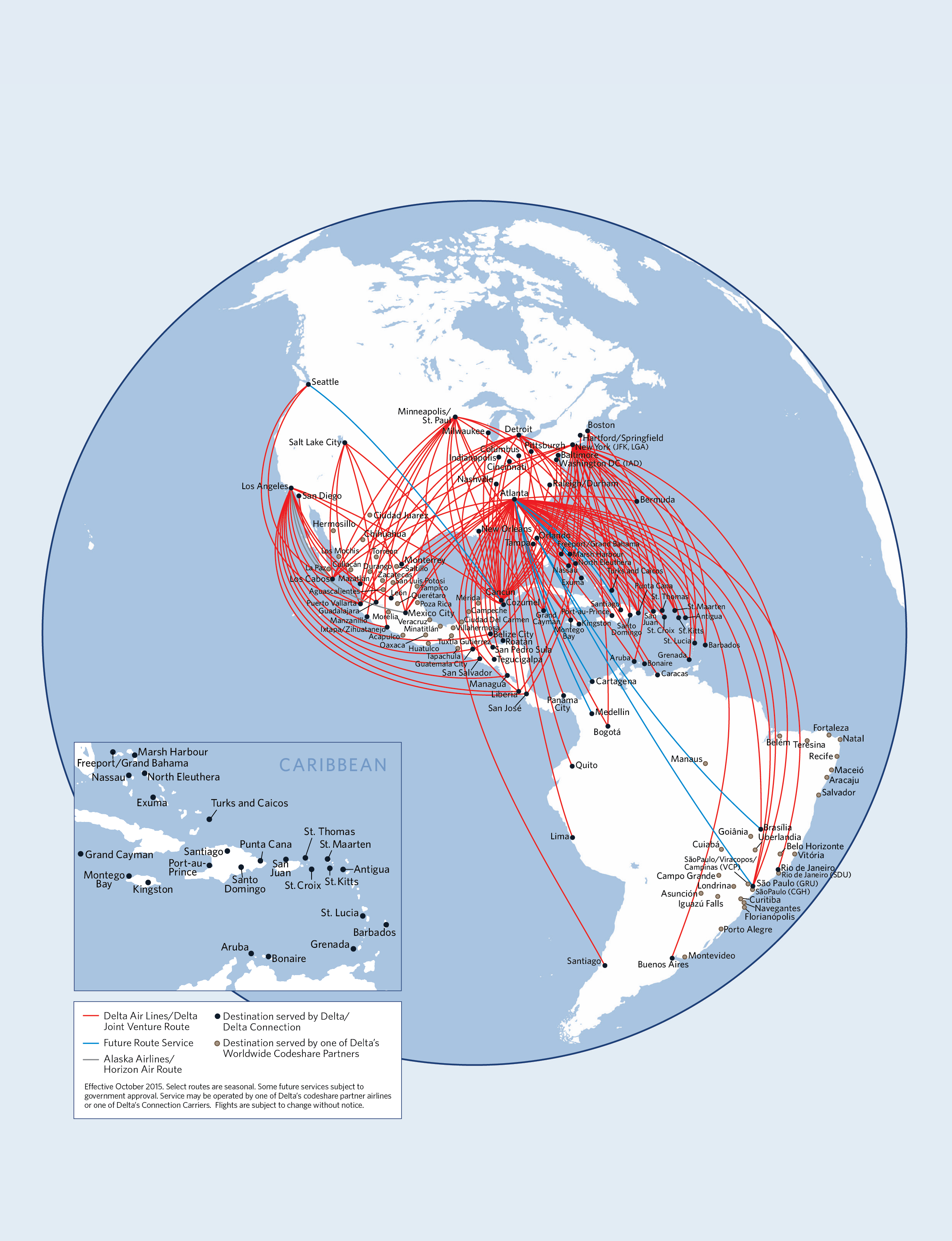 Delta Route Map