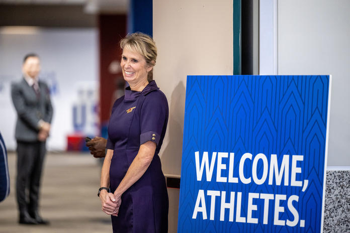Team USA enjoys athlete lounge in ATL ahead of flight to Pan American Games  in Chile