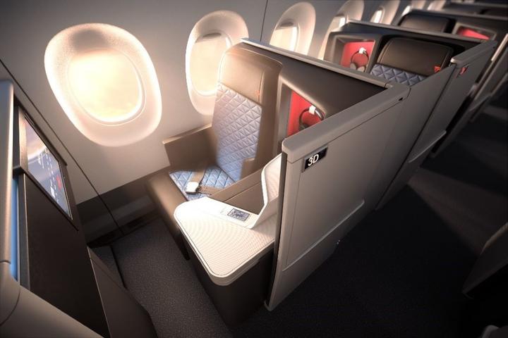 A rendition of a Delta One seat