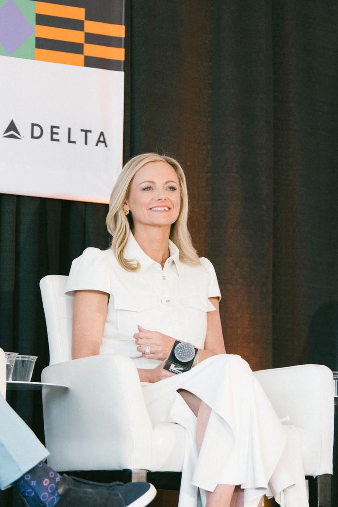 Delta CMO Alicia Tillman shares a stage with representatives from Pfizer and ESOBEAUTY and discusses how Delta is reimagining the role of CMO by unlocking the value of connecting members to experiences on the Rebranding the Role of the CMO panel on March 10 at SXSW 2024.