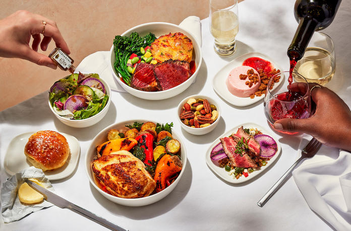 For Delta One customers flying JFK to LAX or SFO, Union Square Events, a Danny Meyer concept, is serving up tasty treats like pastrami short rib with BBQ jus and chicken scarpariello with roasted lemon.