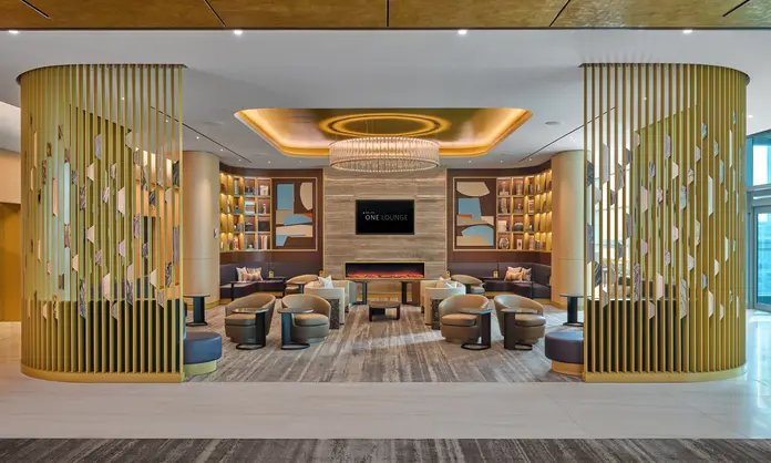 Delta’s recently announced&nbsp;onboard partnership with Missoni&nbsp;is also reflected in The Delta Lounge-JFK, with design touches like accent pillows, vases and coffee table books bearing the signature zigzag design of the Italian fashion house.
