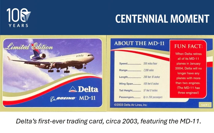 Unveiling Delta's 2025 trading card series: Celebrating a century