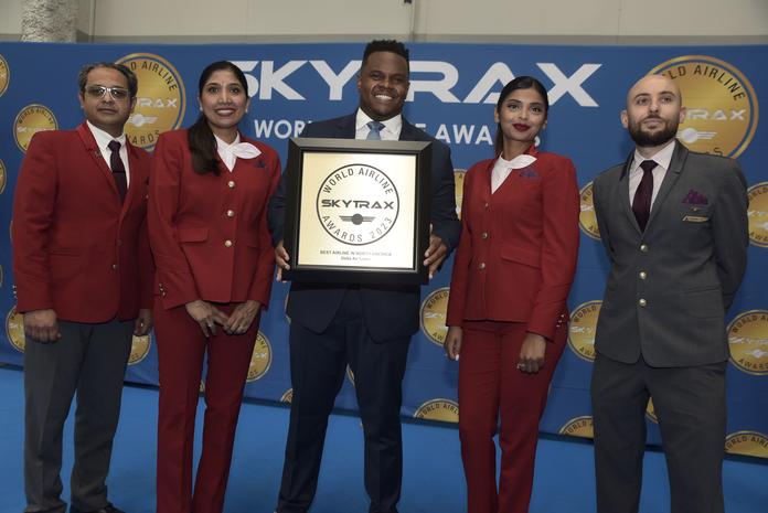 Delta people hold the award for Best Airline in North America at the Skytrax World Airline Awards,