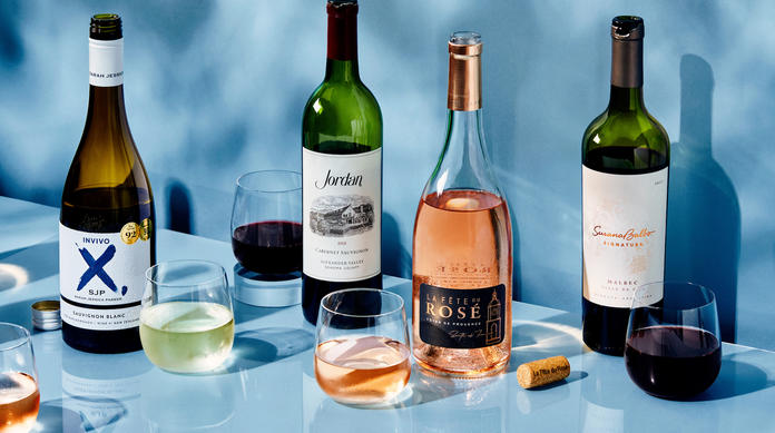 A lineup of some of the new wine offerings as part of Delta's 2023 wine program revamp