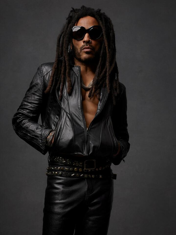 A photo of Grammy award-winning music artist Lenny Kravitz