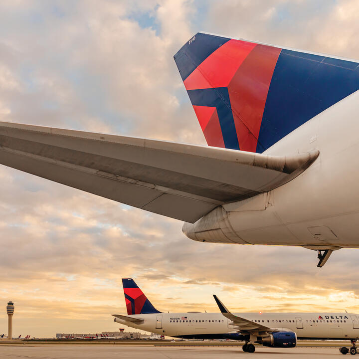Delta Aircraft at Hartsfield-Jackson Atlanta International Airport