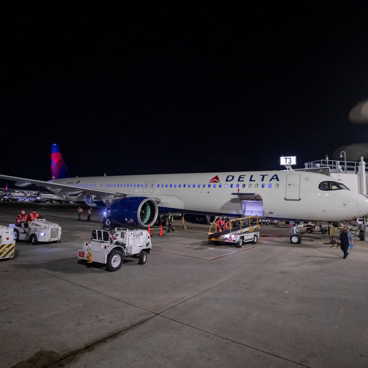 Delta's first A321neo arrives in Atlanta