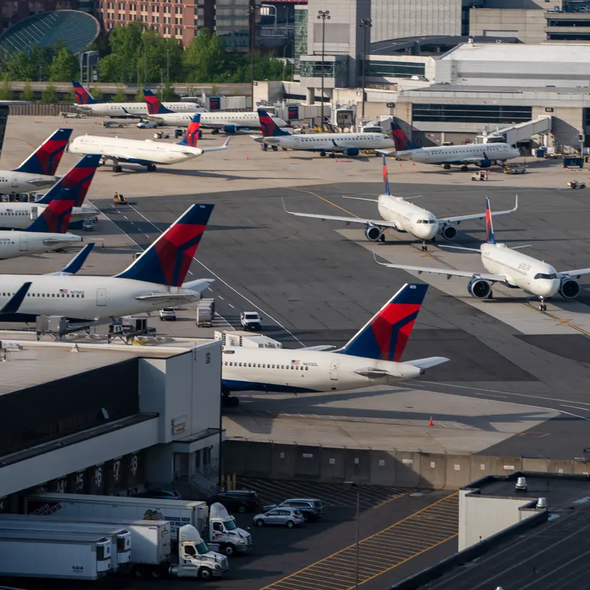 Delta A321neo at Boston Logan Airport