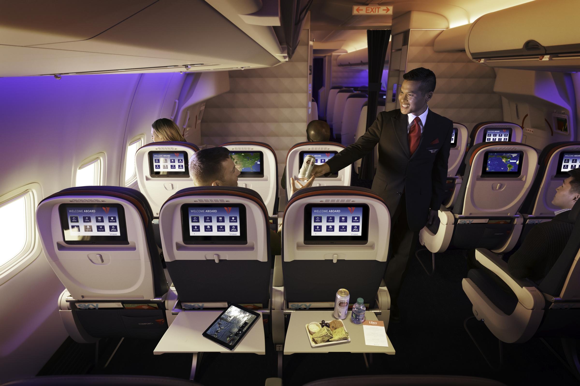 Mejorando la experiencia del cliente” (Hoja informativa del evento A350) |  Delta News Hub