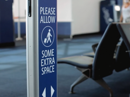 Extra space signage