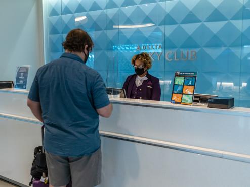 Delta Sky Club reopening