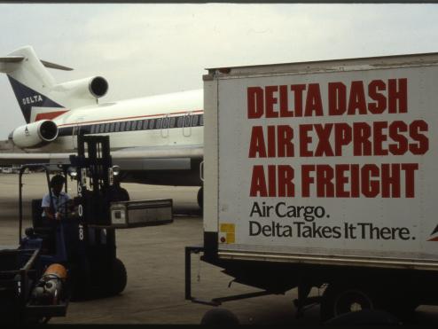 Delta DASH Cargo truck from 1970