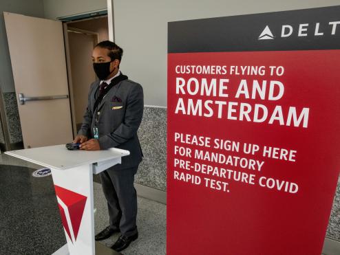 COVID-free flight launch