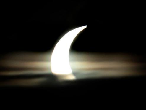 The annual eclipse on June 10, 2021. Photo by Bob King, Sky & Telescope