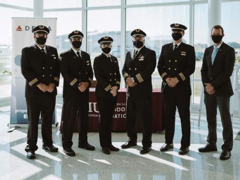 Representatives from Delta's Propel pilot program.