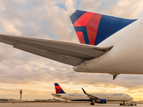 Delta Aircraft at Hartsfield-Jackson Atlanta International Airport