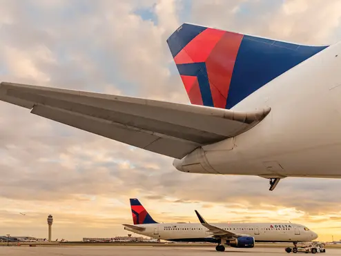 Delta Aircraft at Hartsfield-Jackson Atlanta International Airport