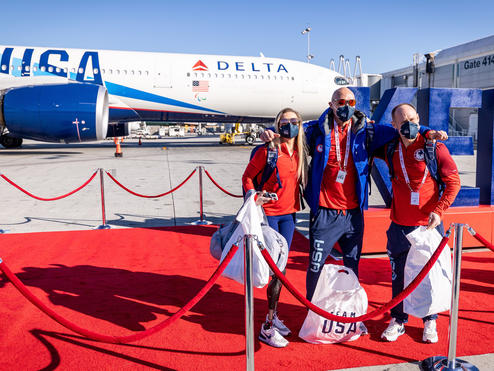 Delta's U.S. Paralympic Team ambassadors.