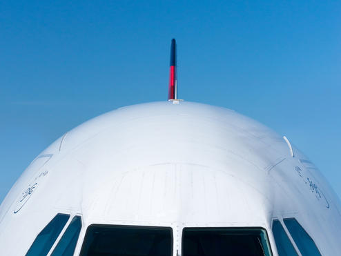 Nose and front of an A330-200