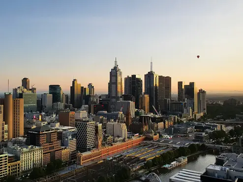Skyline of Melbourne, Australia