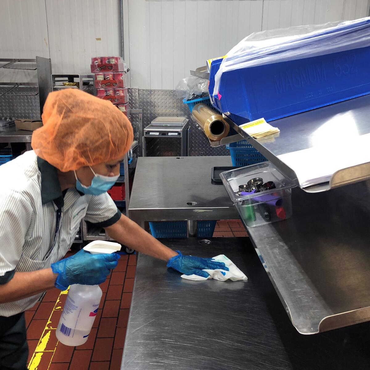Sanitizing Food Contact Surface