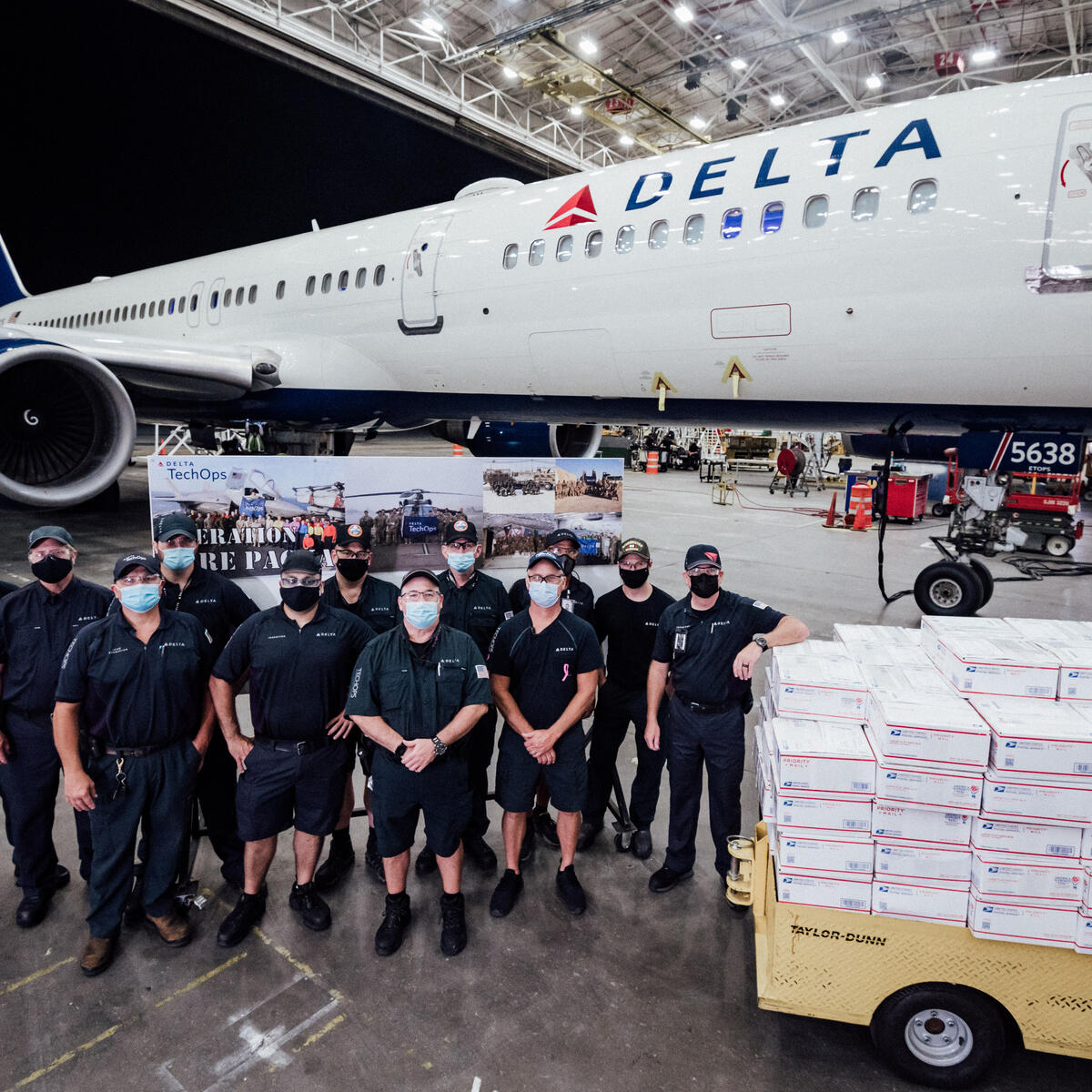 TechOps employee and veteran ships out 7,000th care package to military 