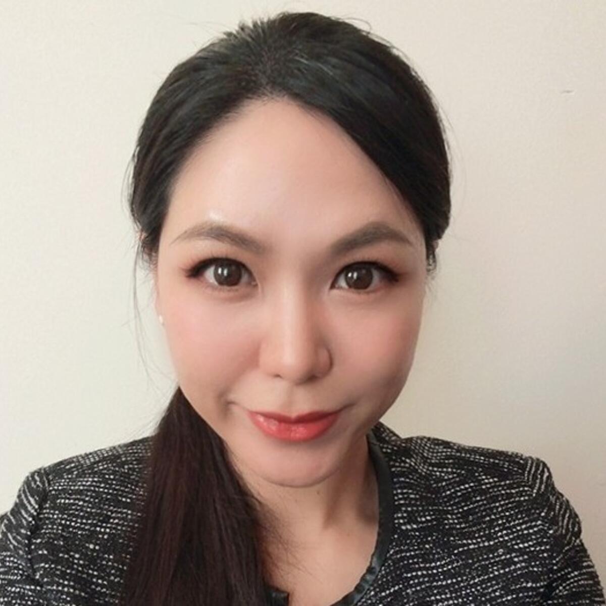 Flight attendant Ashley Yang.