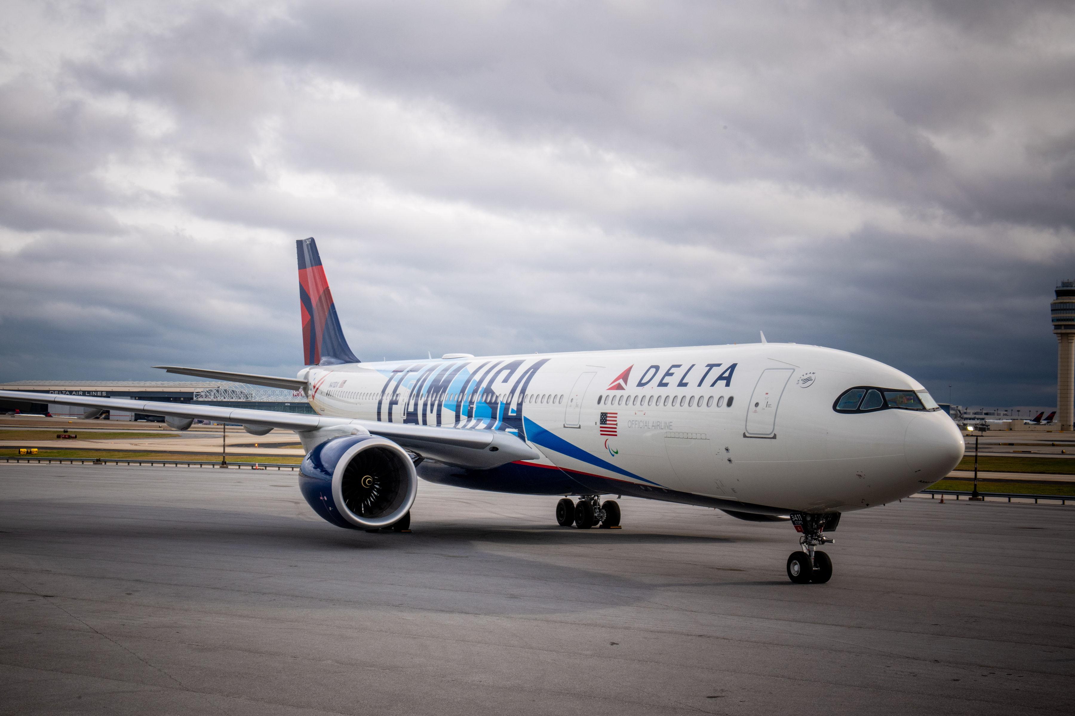 Delta Air Lines A330-900 Team USA Livery