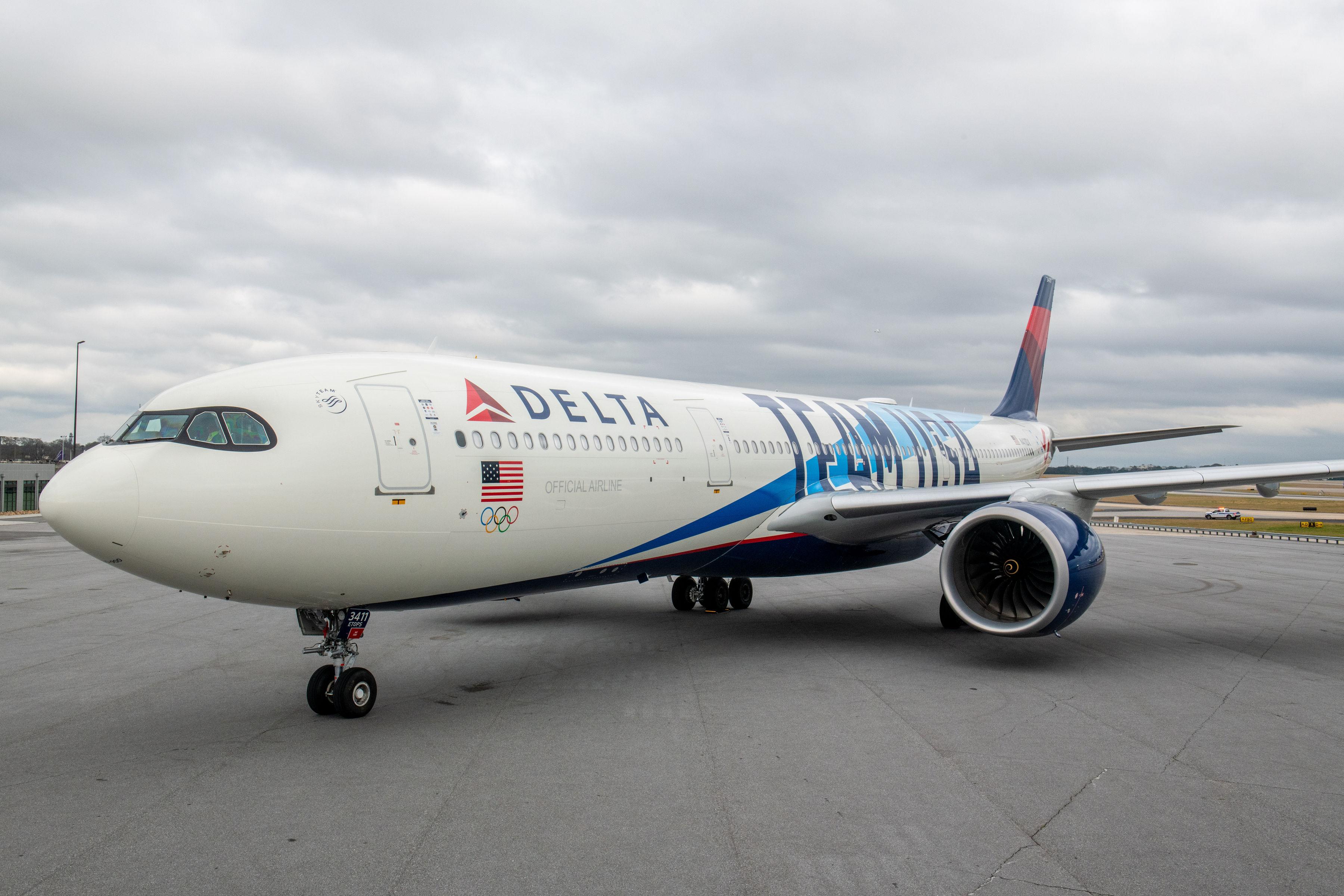 Delta Air Lines A330-900 Team USA Livery