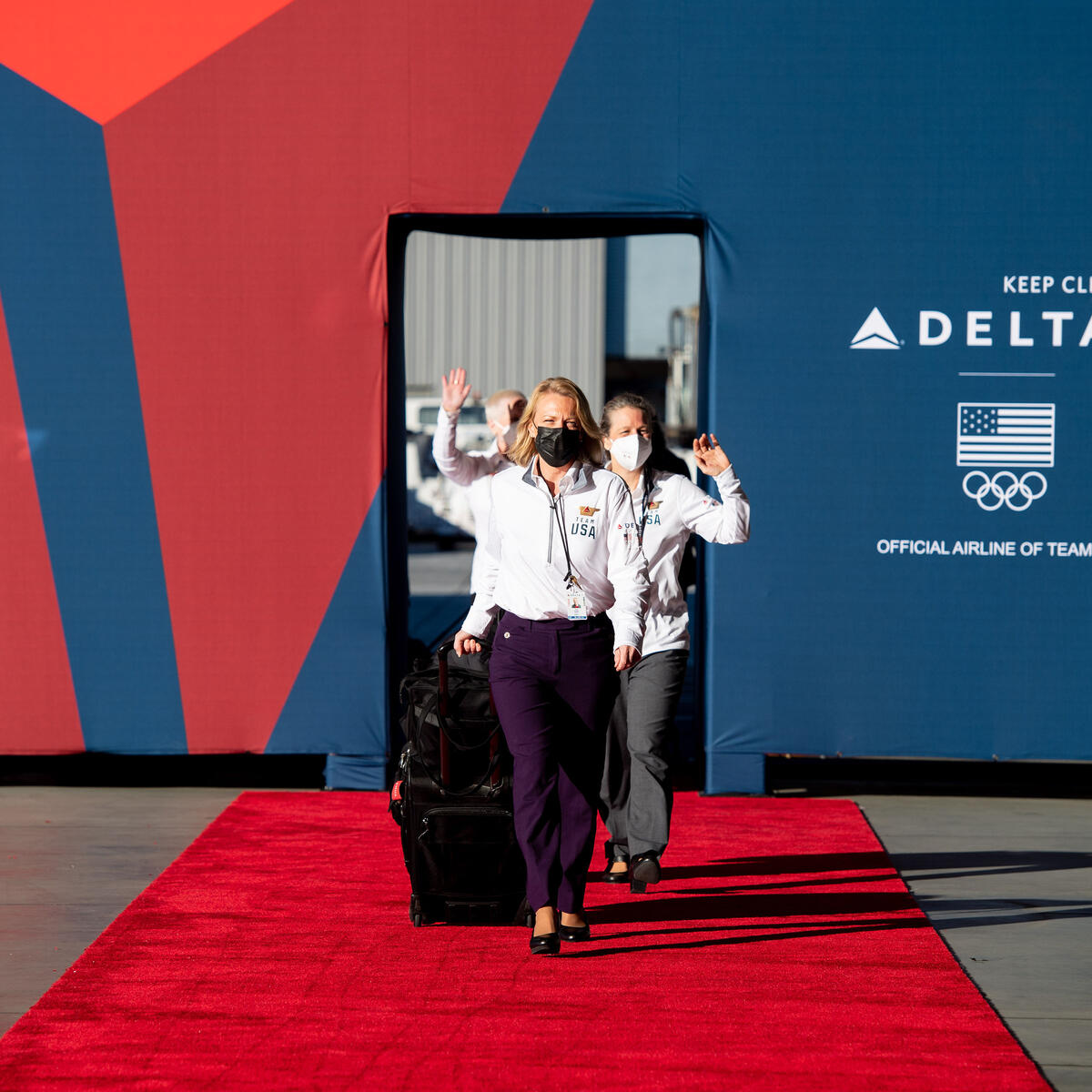 Team USA Sendoff LAX Hangar
