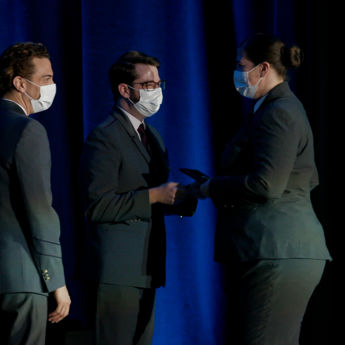 One of Delta's newest flight attendants receives her wings.