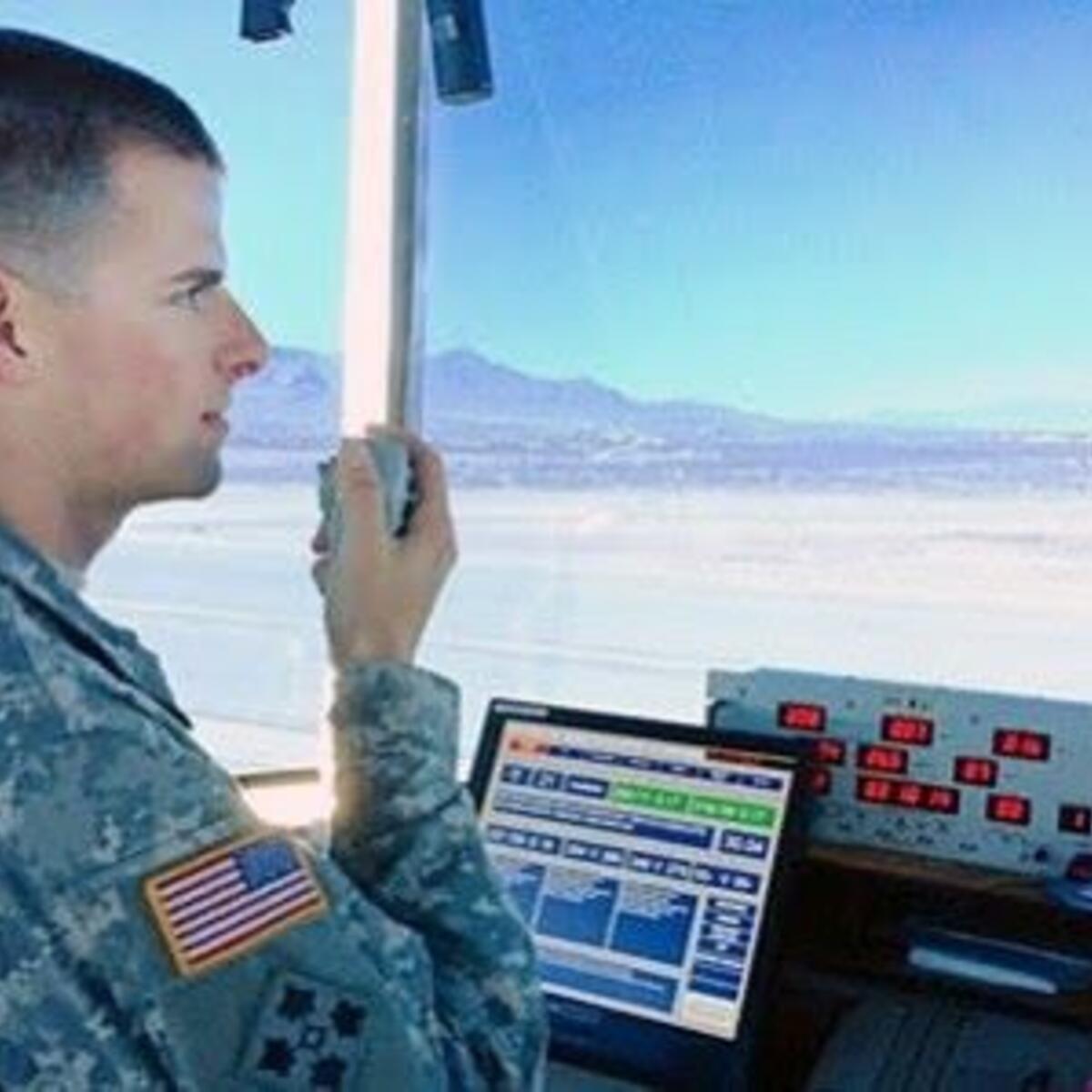 Colton Gray as an air traffic controller