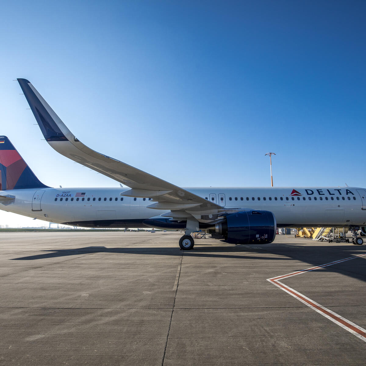 Delta takes delivery of first A321neo in Hamburg, Germany