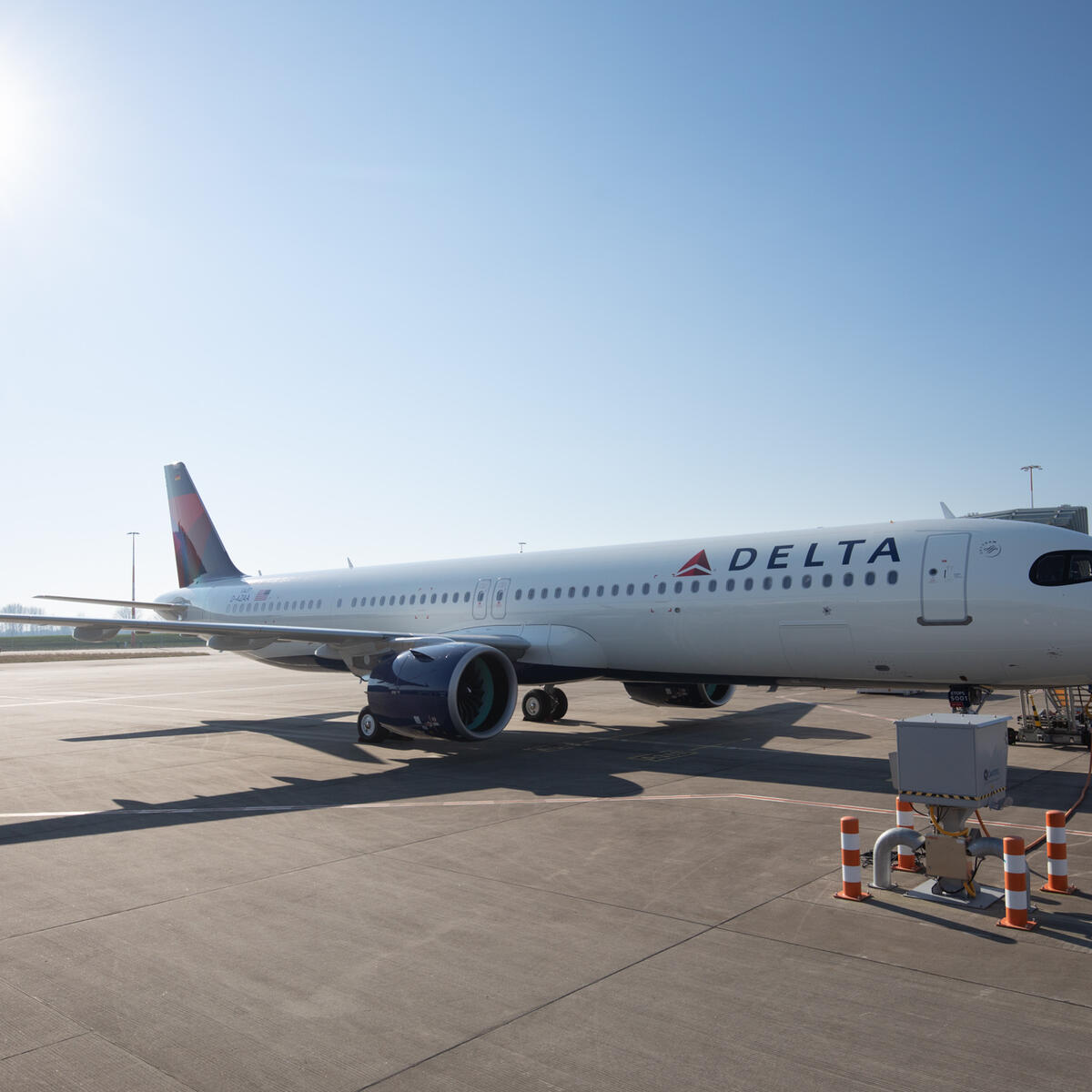Delta takes delivery of first A321neo in Hamburg, Germany