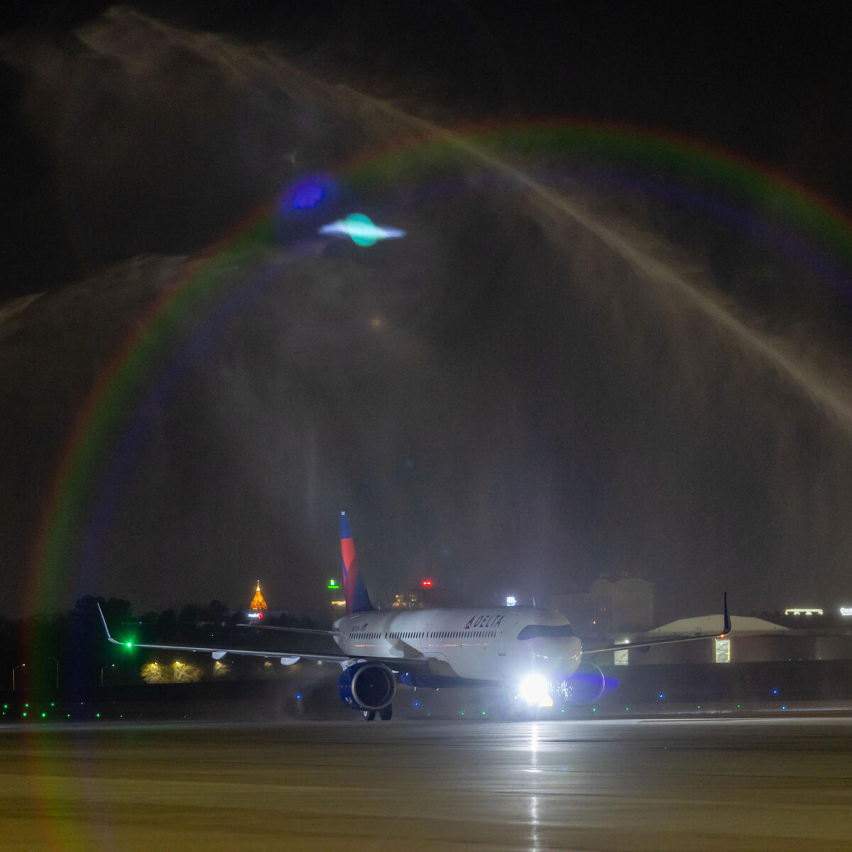 Delta's First Airbus A321neo arrives in Atlanta