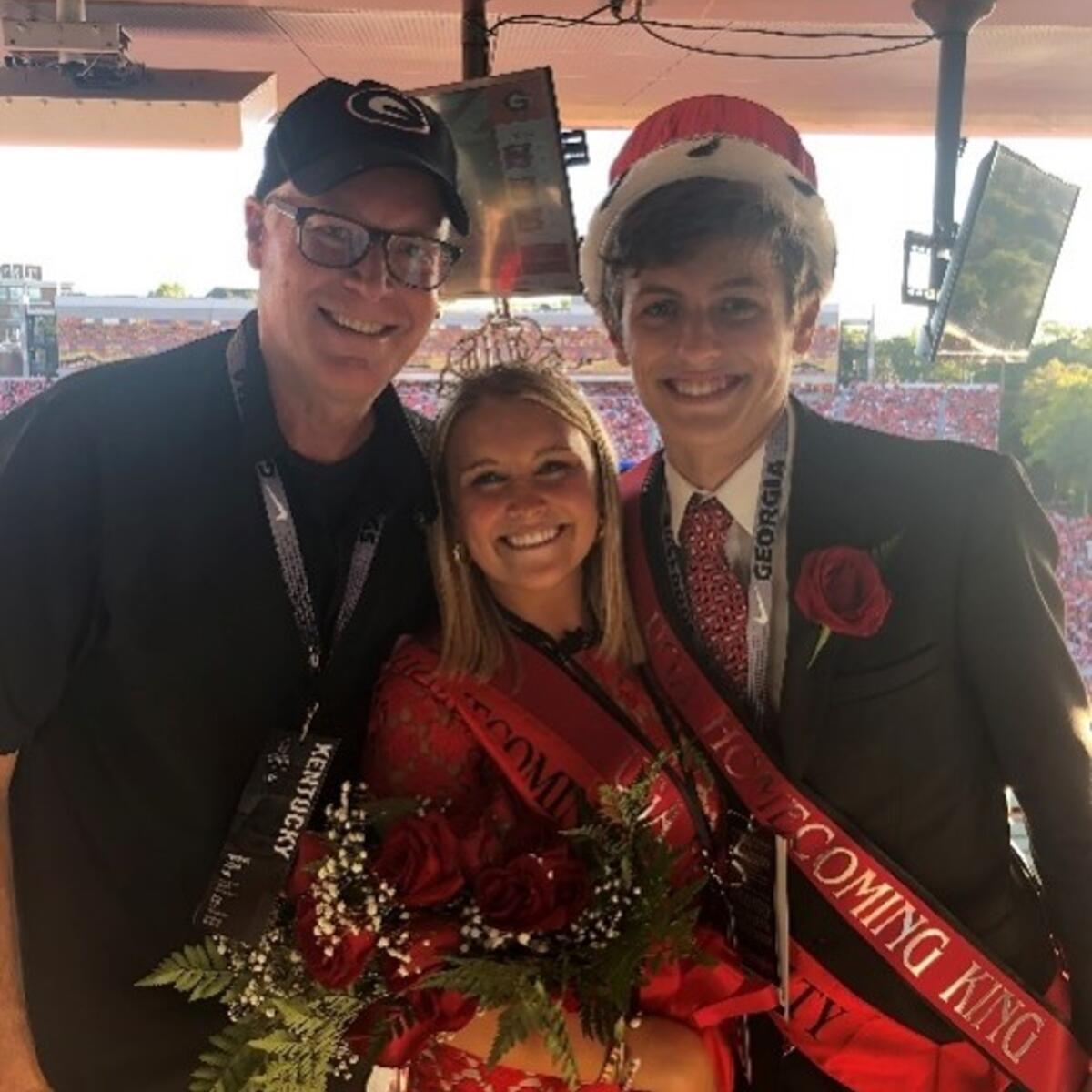 Delta CEO Ed Bastian at UGA homecoming 2021