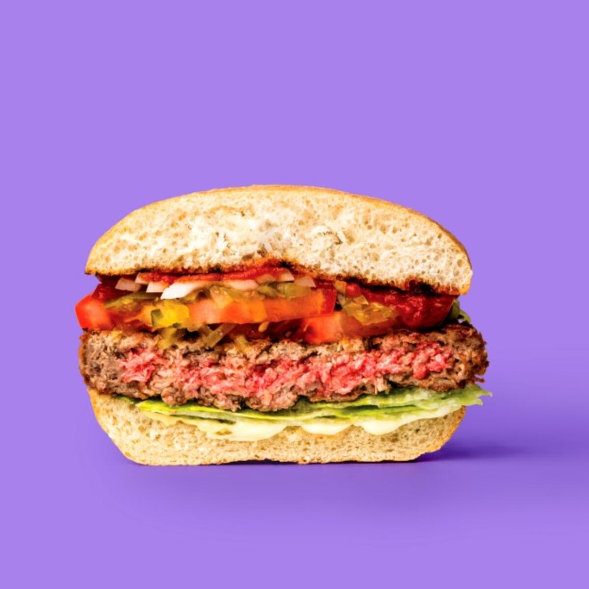 Impossible Burger, cross section view