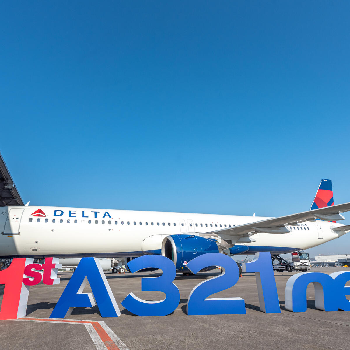 Delta takes delivery of first A321neo in Hamburg, Germany